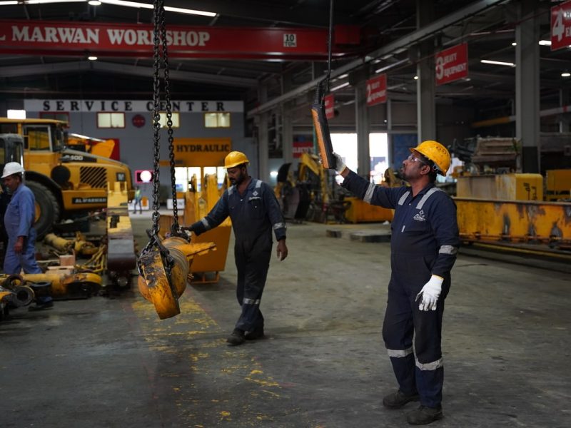 Heavy Equipment Repair at Al Marwan Workshop
